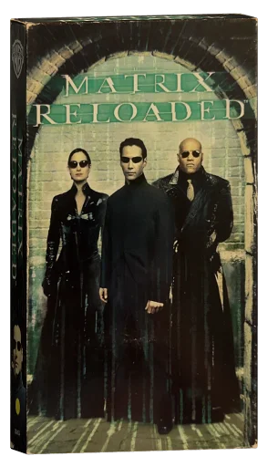 The Matrix Reloaded VHS, Warner Bros.