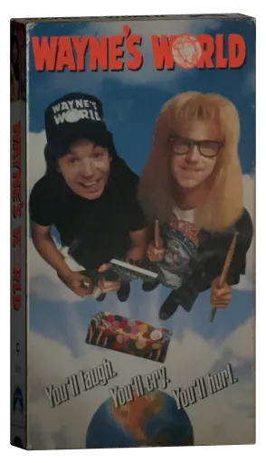 Wayne's World VHS, Paramount Home Video