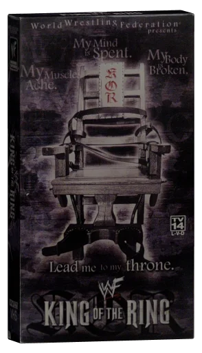 WWF King of the Ring 2001 VHS cover