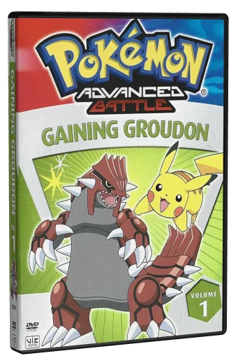 Pokemon Advanced Battle V1 - Gaining Groudon DVD cover