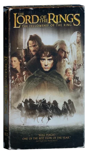 The Lord of the Rings: The Fellowship of the Ring VHS, New Line Home Entertainment