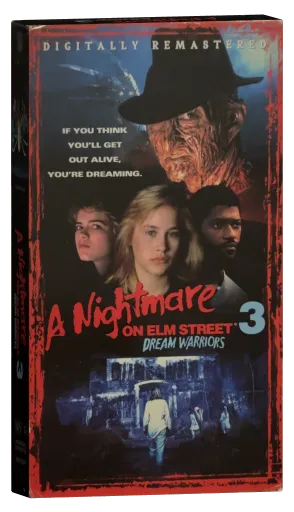 A Nightmare on Elm Street 3: Dream Warriors VHS, New Line Home Video