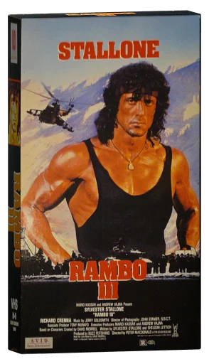 Rambo III VHS, Avid Home Entertainment