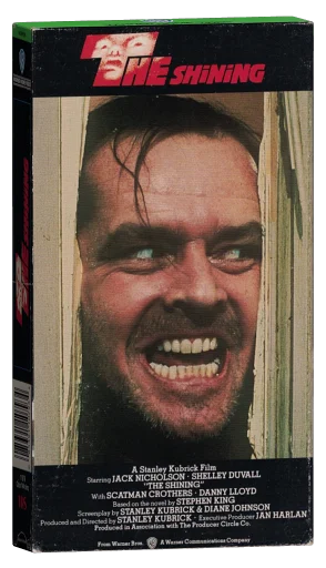 The Shining VHS, Warner Home Video