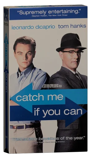 Catch Me If You Can VHS, DreamWorks Home Entertainment