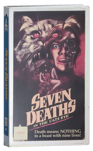 Seven Deaths in the Cat's Eye VHS, Prism Entertainment