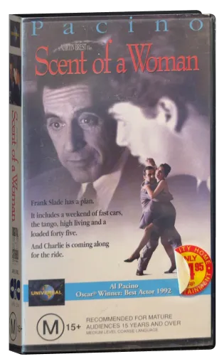 Scent of a Woman VHS cover