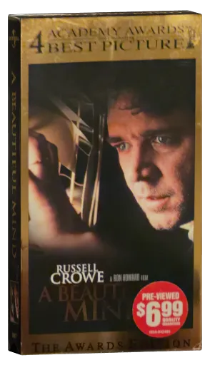 A Beautiful Mind VHS, Universal Studios Home Video