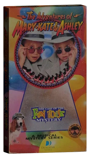 The Adventures of Mary-Kate & Ashley: The Case of the Fun House Mystery VHS cover