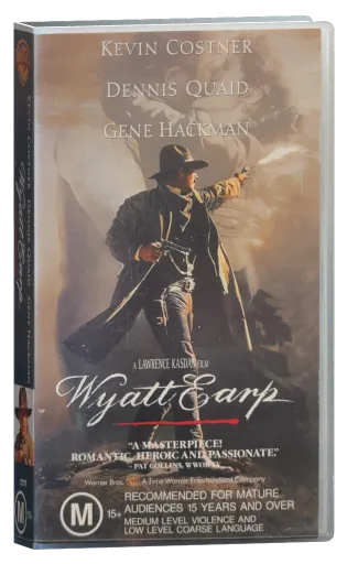 Wyatt Earp VHS cover