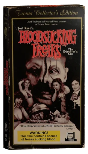 Blood Sucking Freaks VHS, Troma Team Video