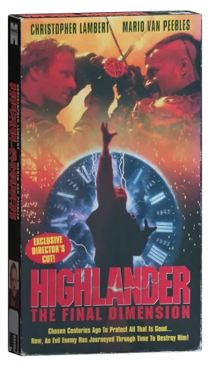 Highlander III: The Sorcerer VHS, Miramax Home Entertainment