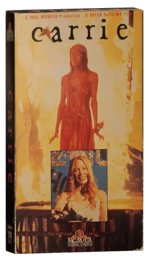 Carrie VHS, MGM/UA Home Video