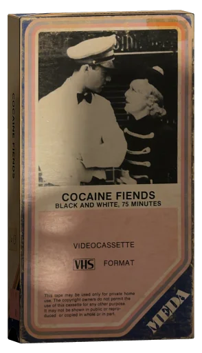 Cocaine fiends VHS cover