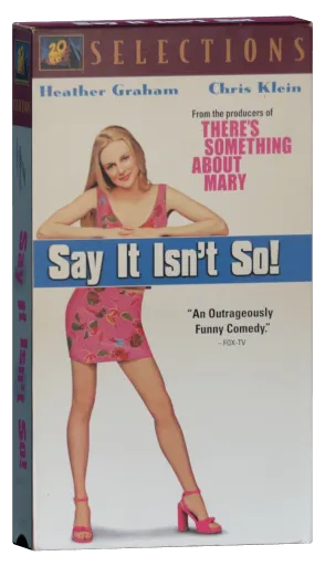 Say It Isn't So VHS, Twentieth Century Fox