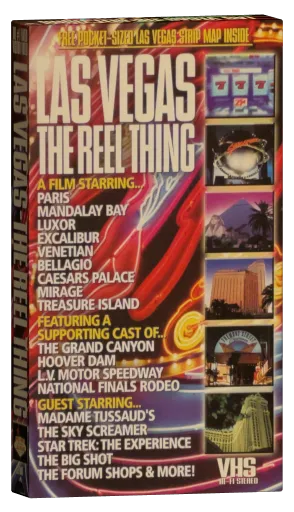 Las Vegas: The Reel Thing VHS cover