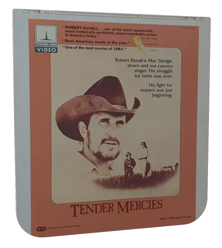 Tender Mercies CED, Thorn EMI Video