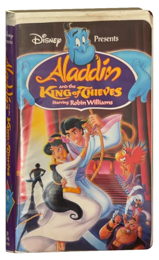 Aladdin and the King of Thieves VHS, Walt Disney Home Video