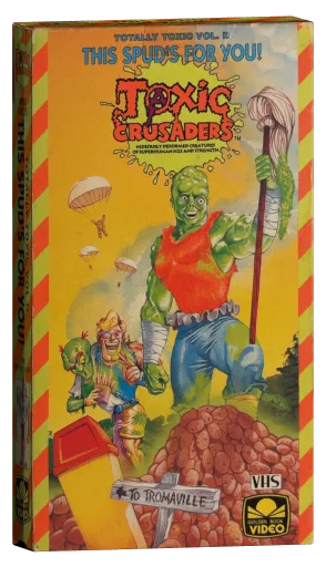 Toxic Crusaders VHS, Golden Book Video