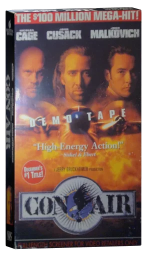 Con Air VHS, Touchstone Home Video