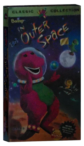 Barney in Outer Space VHS cover