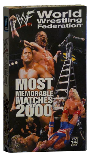 WWF Most Memorable Matches of 2000 VHS cover