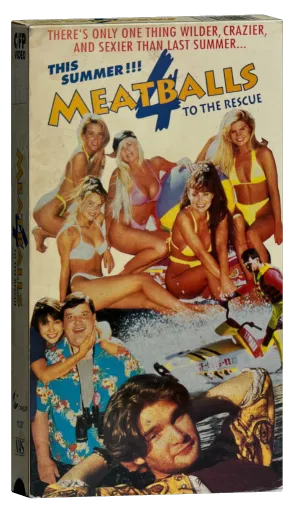 Meatballs 4: To the Rescue VHS, Cineglobe Video Inc. / CFP Video