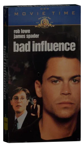 Bad Influence VHS, MGM Home Entertainment