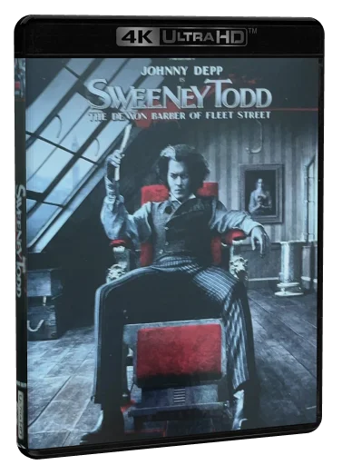 Sweeney Todd: The Demon Barber of Fleet Street 4K-UHD cover