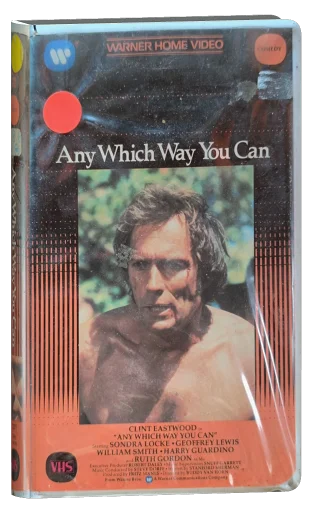 Any Which Way You Can VHS, Warner Home Video