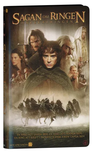 The Lord of the Rings: The Fellowship of the Ring VHS, New Line Cinema