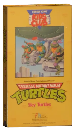 Teenage Mutant Ninja Turtles VHS, F.H.E. (Family Home Entertainment)