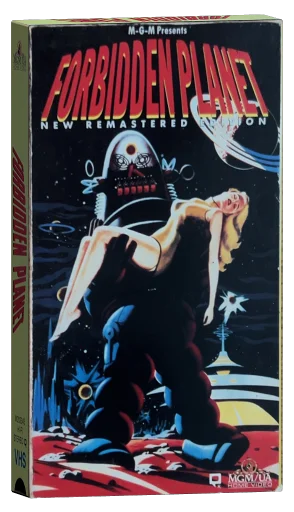Forbidden Planet VHS cover