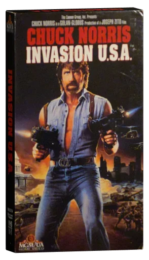 Invasion U.S.A. VHS, MGM/UA Home Video