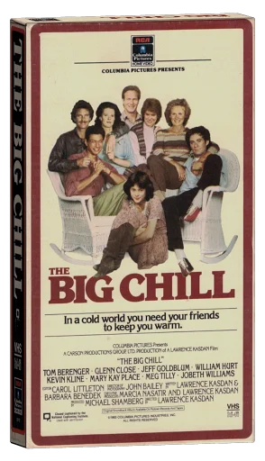 The Big Chill VHS, RCA/Columbia Pictures Home Video