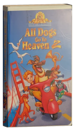 All Dogs Go to Heaven 2 VHS, MGM/UA Home Video