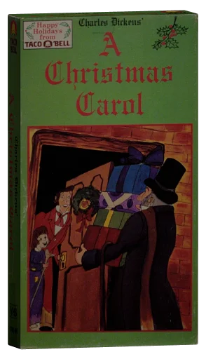A Christmas Carol VHS cover