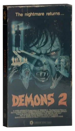 Demons 2 VHS, Norstar Home Video inc.