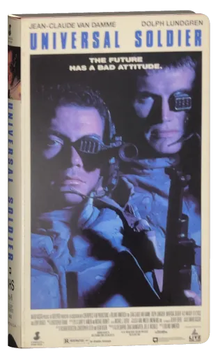 Universal Soldier VHS, LIVE Home Video