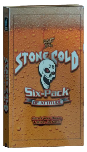 Stone Cold: Six-Pack of Attitude (shirt case) VHS, WWF Home Video