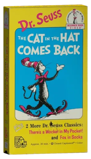 The Cat in the Hat Comes Back VHS cover