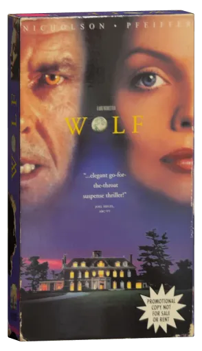 Wolf VHS, Columbia TriStar Home Video