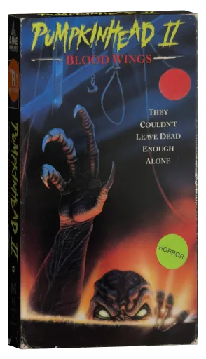 Pumpkinhead II: Blood Wings VHS, LIVE Home Video