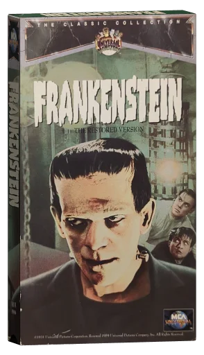 Frankenstein VHS, MCA Universal Home Video