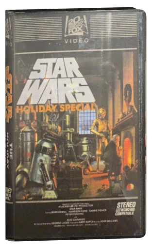 The Star Wars Holiday Special VHS, Twentieth Century-Fox Video