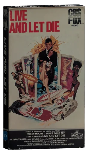 Live and Let Die Betamax, CBS/FOX Video