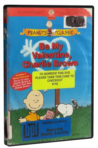 Be My Valentine, Charlie Brown DVD, Paramount Pictures