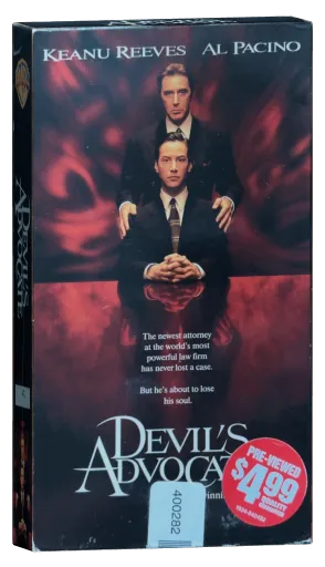 The Devil's Advocate VHS, Warner Bros. Pictures