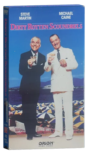 Dirty Rotten Scoundrels VHS, Orion Home Video
