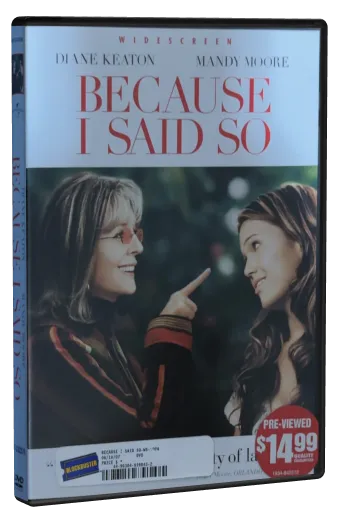 Because I Said So DVD, Universal Studios Home Video